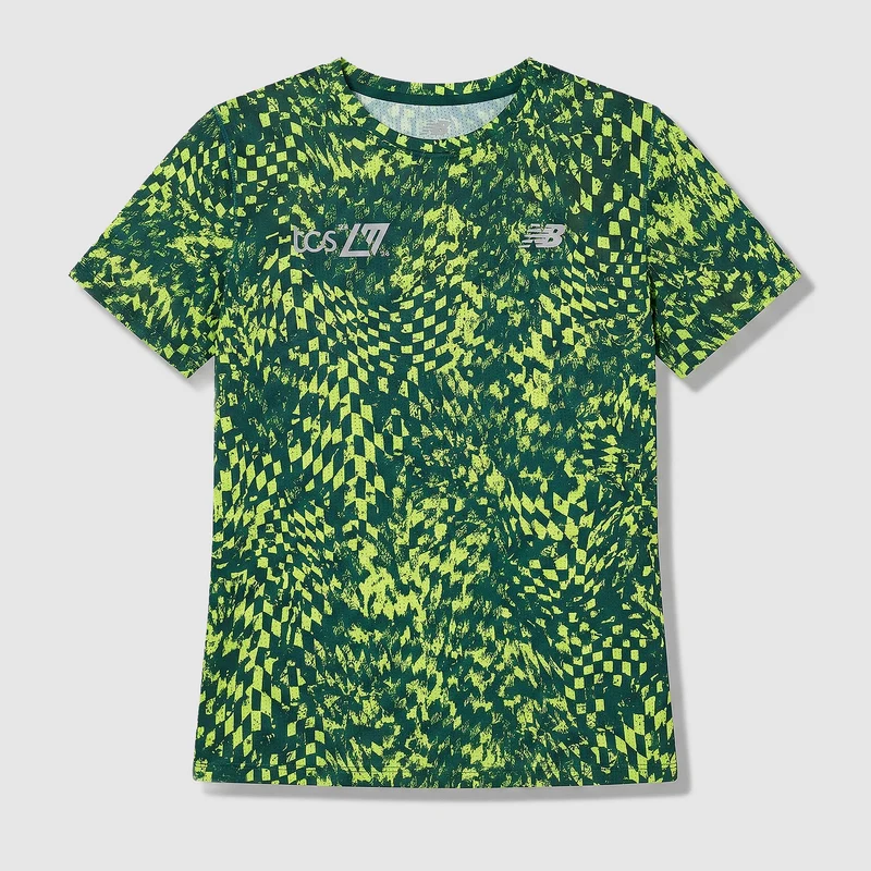 New Balance Womens London Edition Athletics Printed T-Shirt