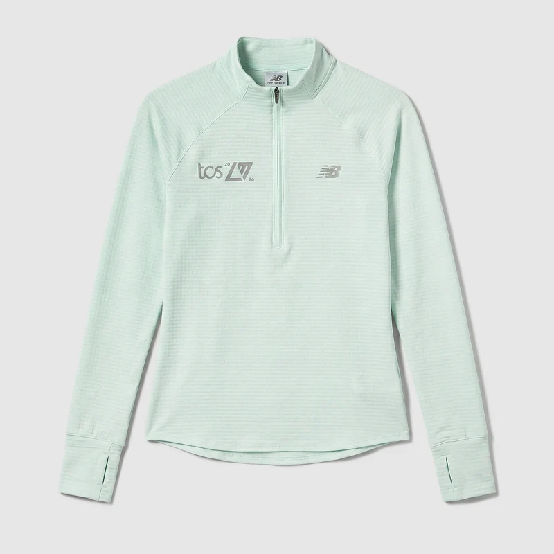 New Balance Womens London Edition Athletics Heat Grid Half Zip