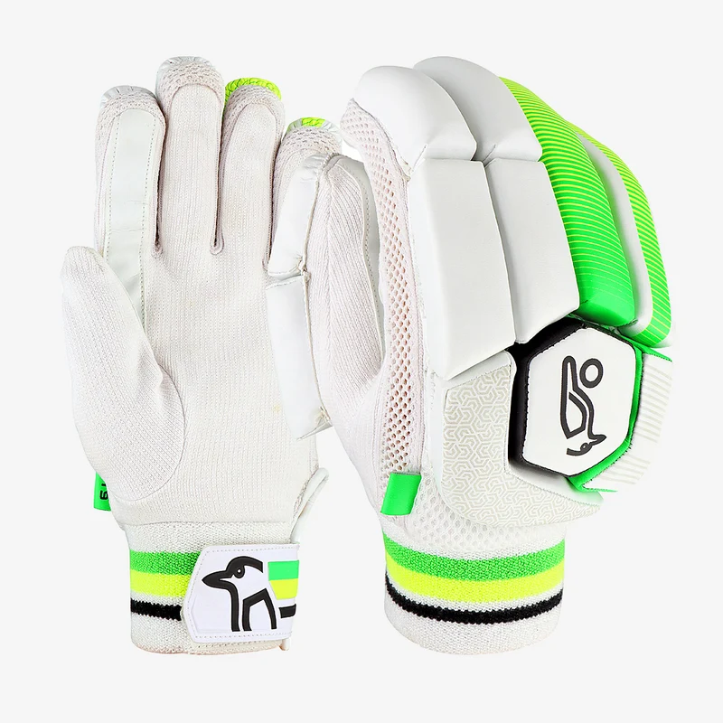 Kookaburra Kahuna 6.1 LH Junior Batting Gloves - White/Green