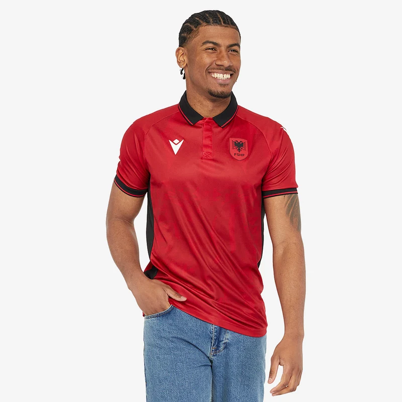 Macron Albania 2024 Authentic SS Home Shirt