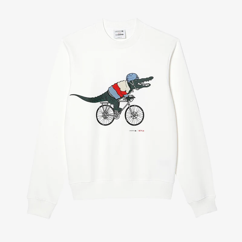 Lacoste x Netflix Sex Education Fleece Sweatshirt