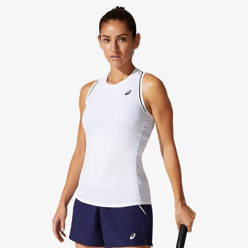 Asics Womens Court Piping Shortsleeve Tank