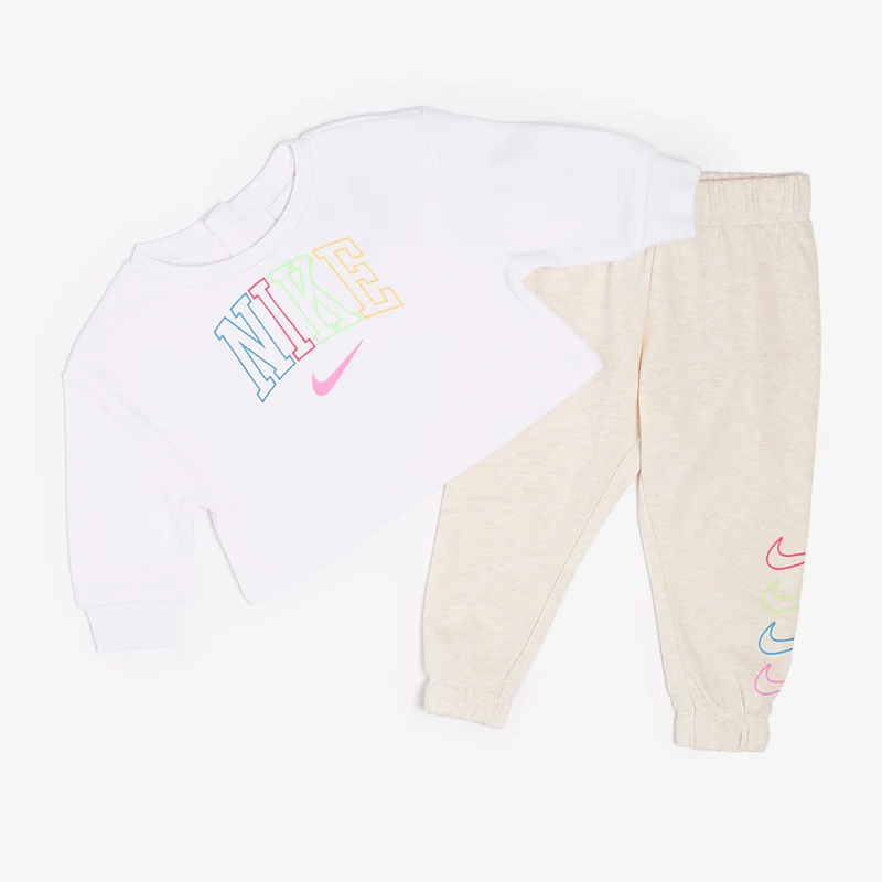 Nike Infant Retro Rewind Crew & Jogger Set (12-24M)