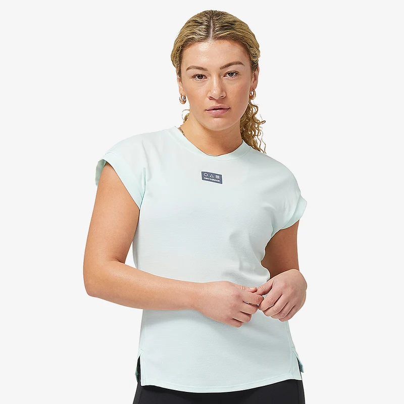 New Balance Womens Impact Run AT Nvent T-Shirt