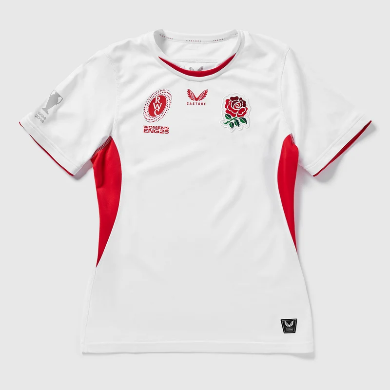 Castore England Red Roses 2025 WRWC Home Replica Shirt