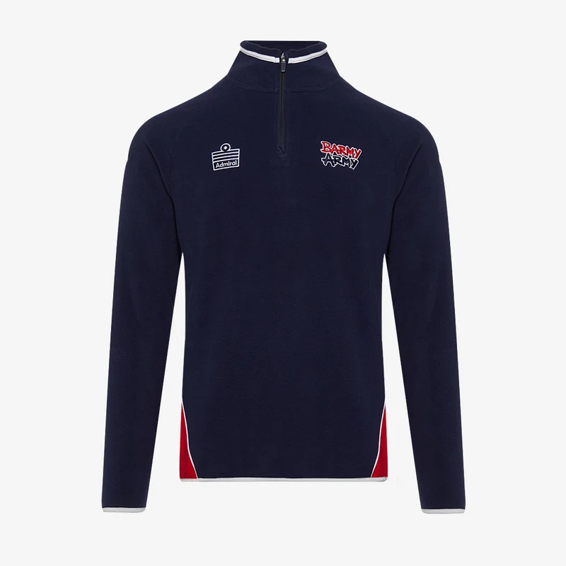 Admiral Barmy Army 1/4 Zip Fleece