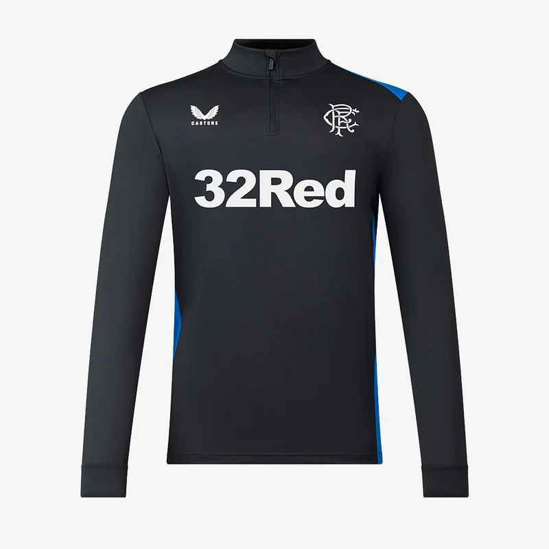 Castore Rangers 23/24 Players Pre-Match 1/4 Zip Midlayer
