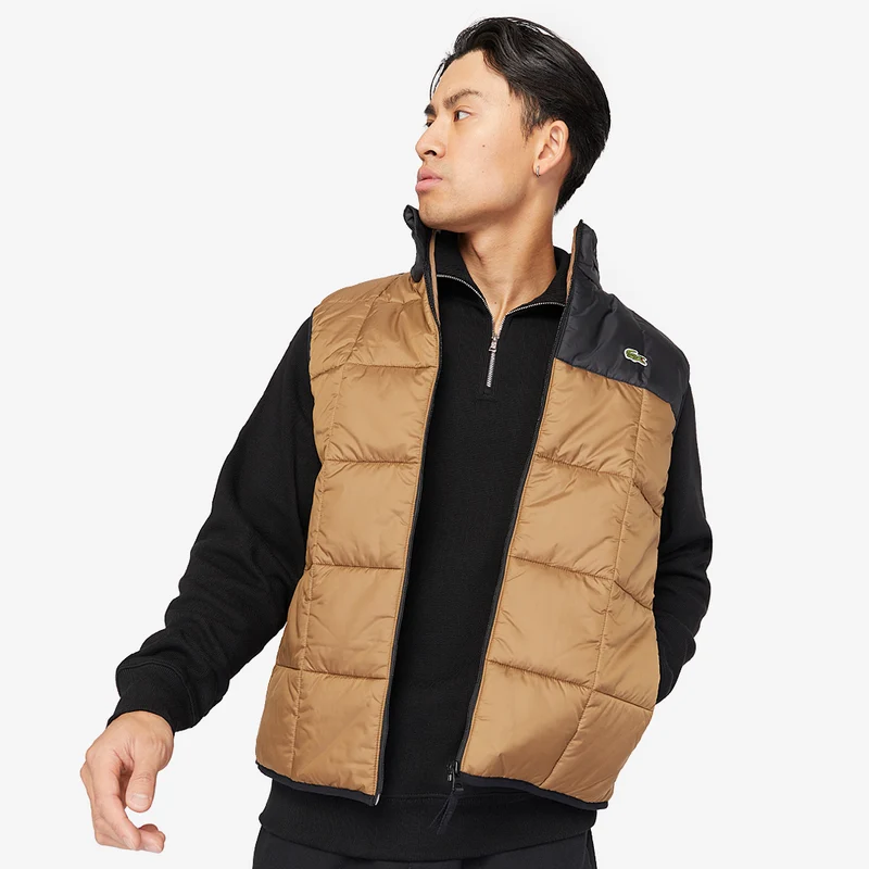 Lacoste Quilted Square Puff Gilet