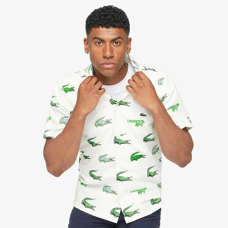 Lacoste Woven Casual Golf Shirt