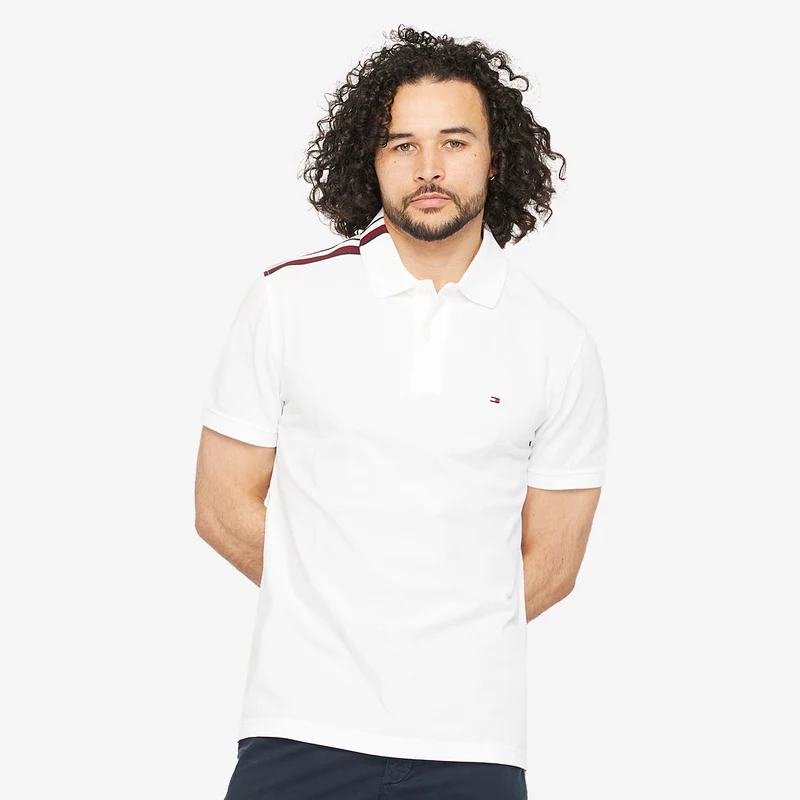 Tommy Hilfiger Global Stripe Placement Golf Polo Shirt