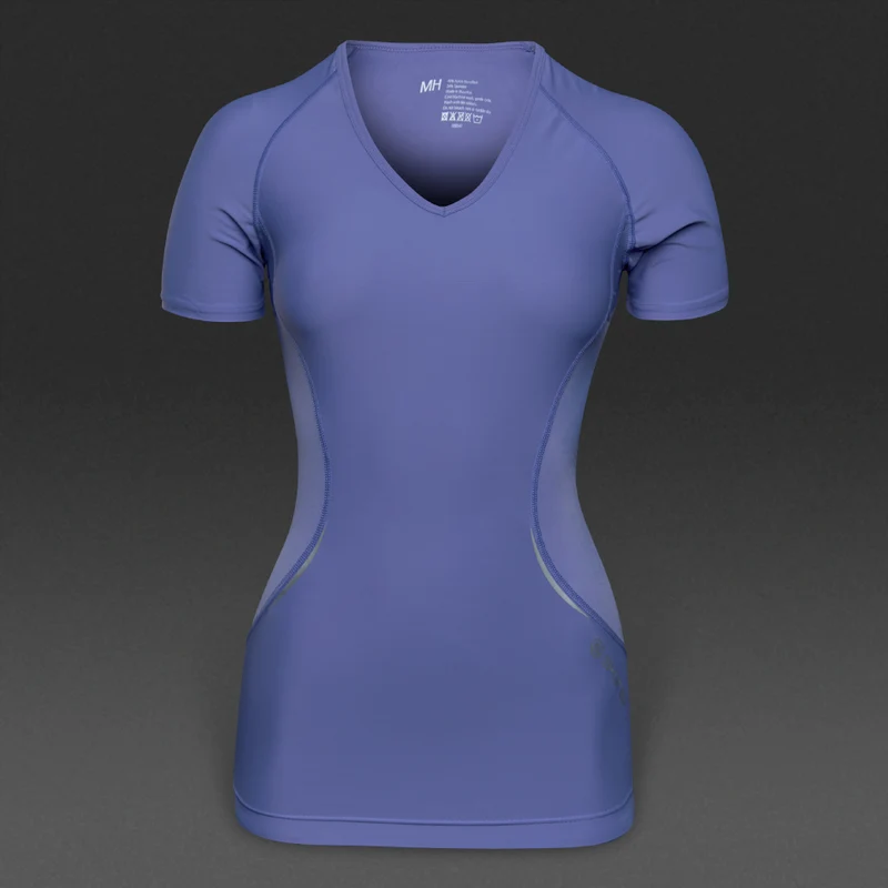 Skins Compression S/S V-Neck Top