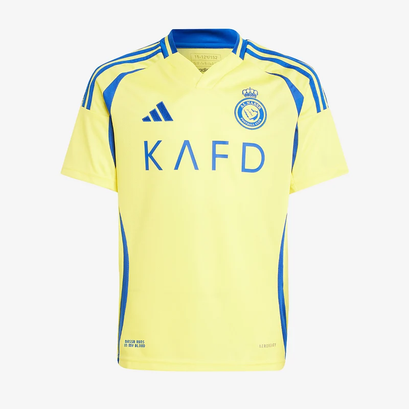 adidas Al Nassr FC 24/25 Kids Home Shirt with Ronaldo 7