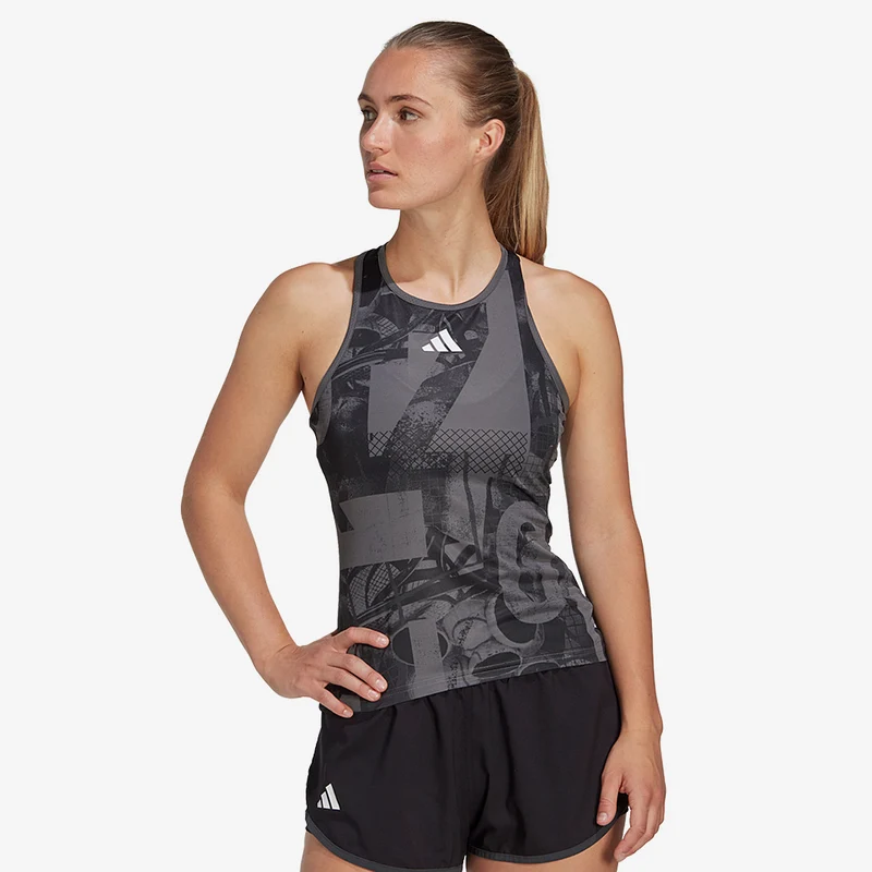 adidas Womens Club Graphic Tank