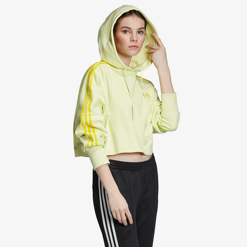 adidas Womens Cropped Hoodie