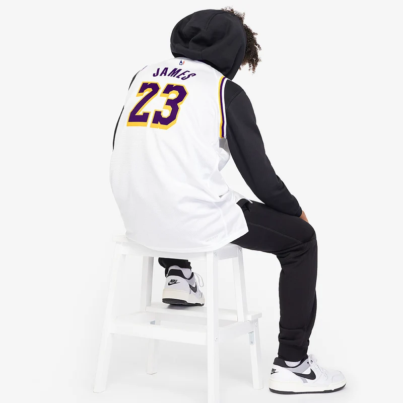 Nike Older Kids NBA LeBron James Los Angeles Lakers Association Swingman Jersey
