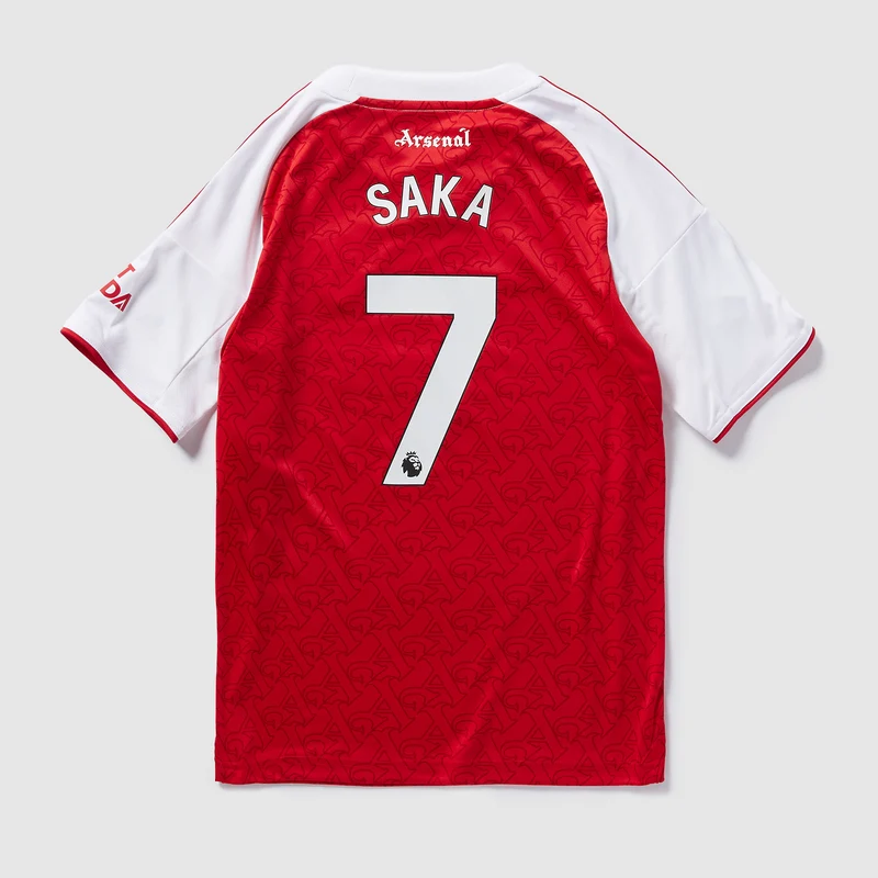 adidas Arsenal 25/26 Kids Home Shirt with Saka 7