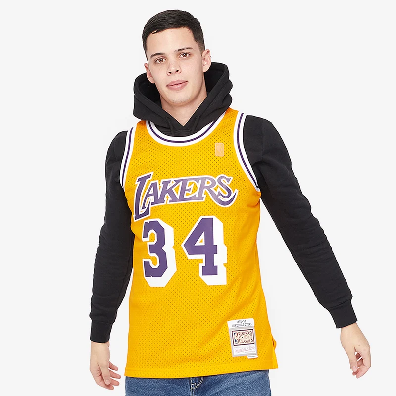 Mitchell & Ness NBA Shaquille O'Neal Los Angeles Lakers Swingman Jersey
