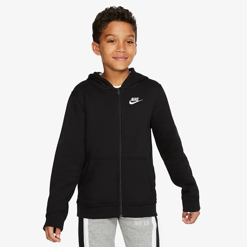 Nike Sportswear Older Kids Zip Up Club Hoodie (8-15Y)