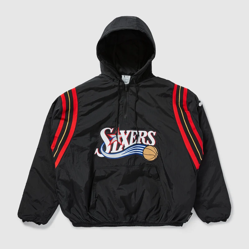 Nike NBA Philadelphia 76ers Hardwood Classics Half Zip Hoodie