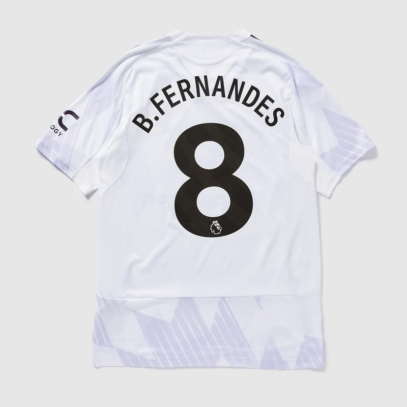 adidas Manchester United 25/26 Authentic Away Shirt with B.Fernandes 8