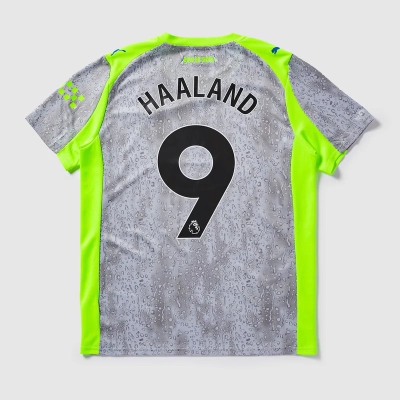Puma Manchester City 25/26 Kids Third Shirt with Haaland 9