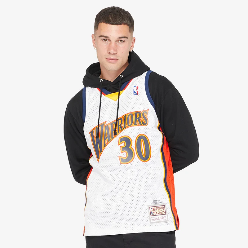 Mitchell and Ness NBA Stephen Curry #30 Golden State Warriors Swingman Jersey