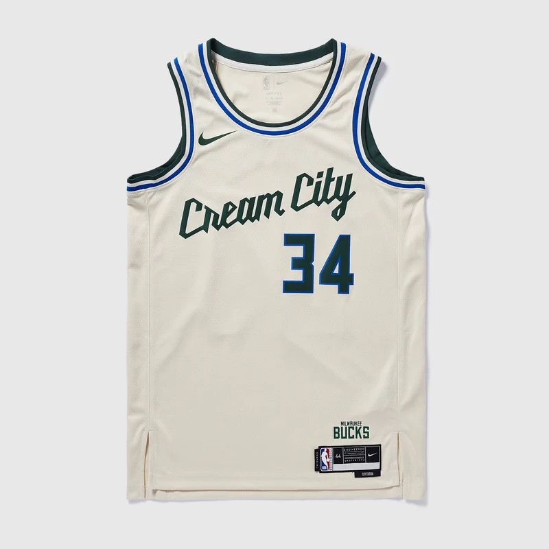 Nike NBA Giannis Antetokounmpo Milwaukee Bucks 2025 City Edition Swingman Jersey