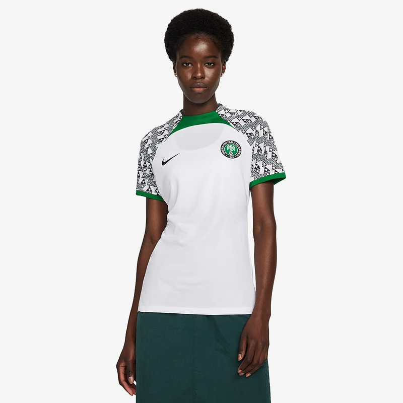Nike Nigeria 2023 Womens Dri-Fit Stadium SS Away Shirt