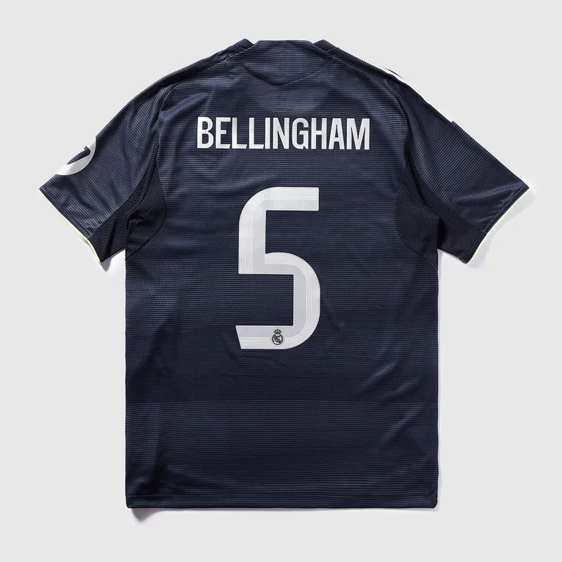 adidas Real Madrid 25/26 Authentic Away Shirt with Bellingham 5
