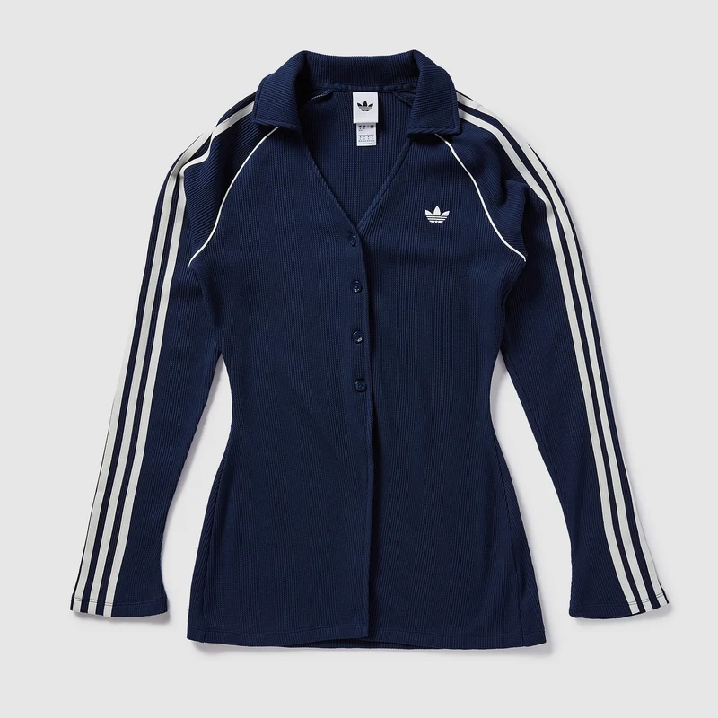 adidas Originals Womens Button Down Top