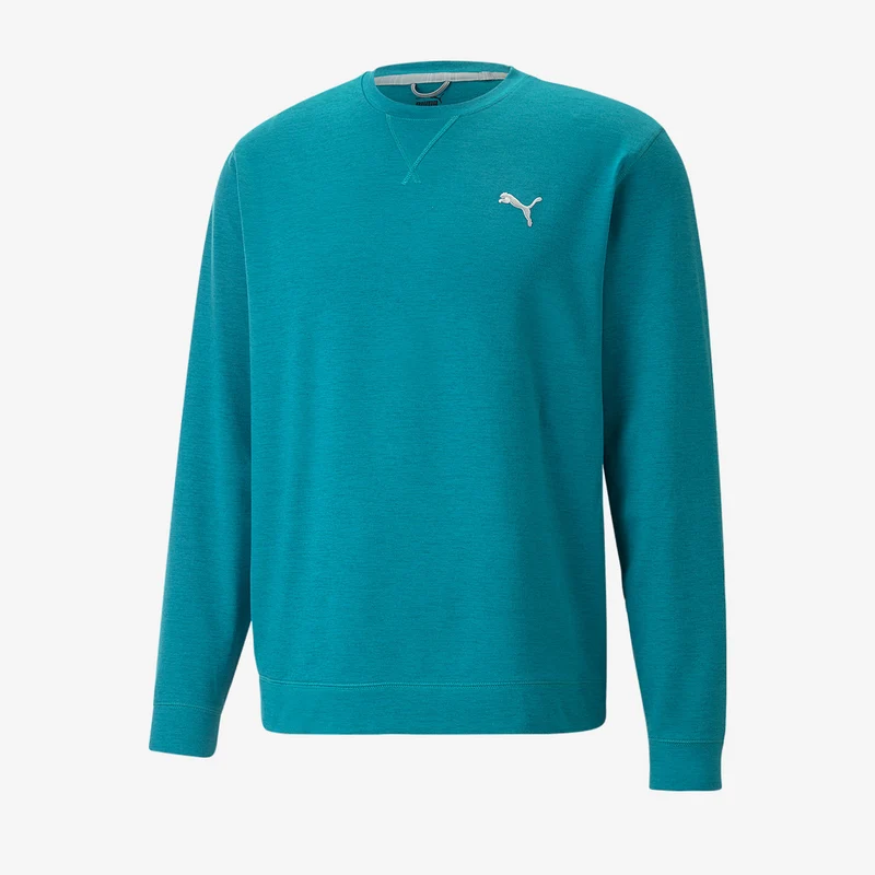 Puma Cloudspun Heather Golf Crewneck