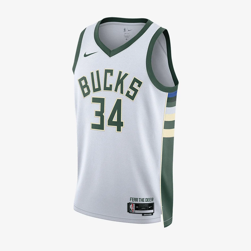 Nike NBA Giannis Antetokounmpo Milwaukee Bucks Dri-FIT Swingman 2022 Association Jersey