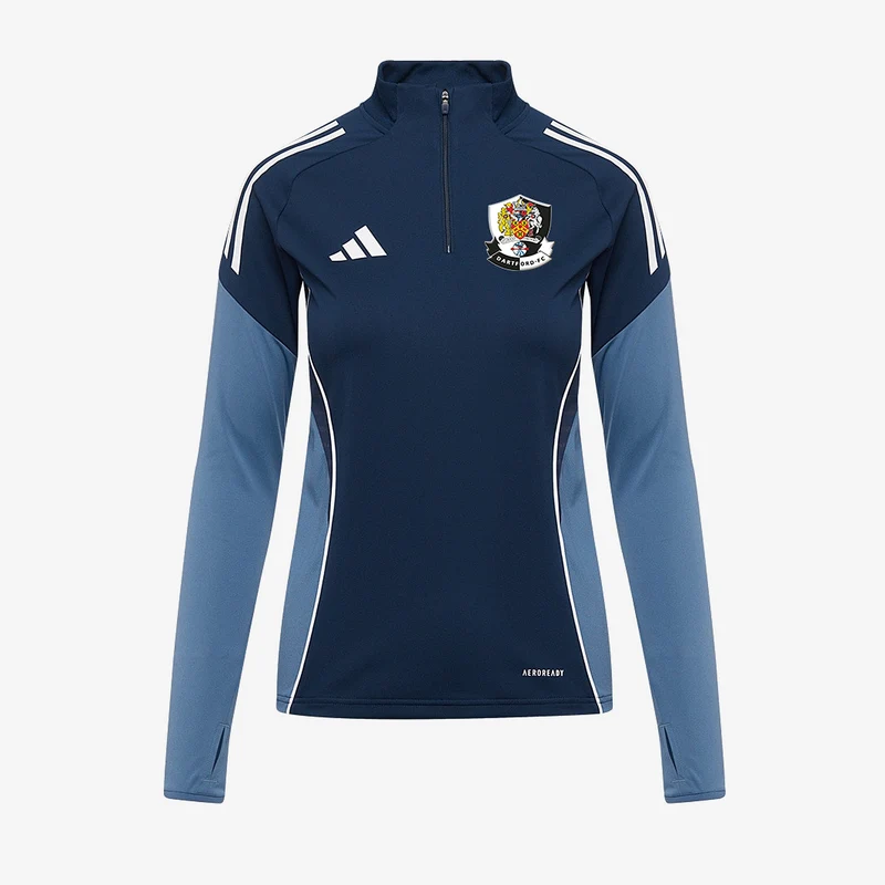 adidas Womens Dartford FC Ladies 1/4 Zip Training Top