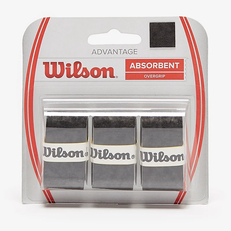 Wilson Absorbent Advantage Overgrips (Pack of 3)
