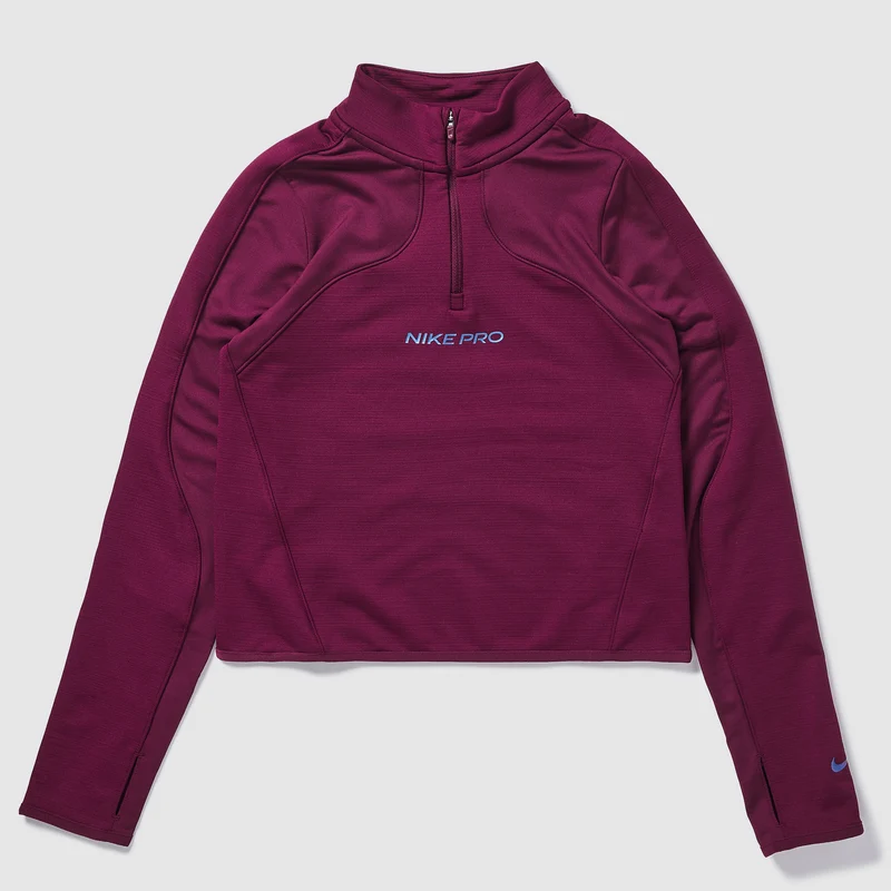 Nike Pro Older Girls Therma-FIT 1/2-Zip Long-Sleeve Top (8-15Y)