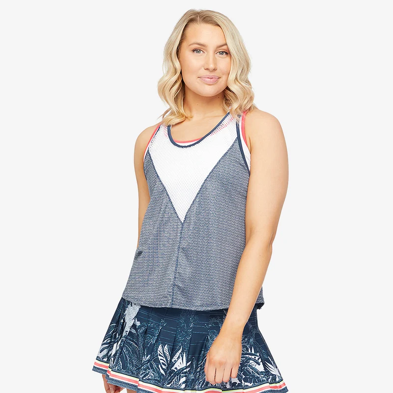 Lucky In Love Royal Palm Layer Tank