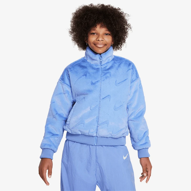 Nike Sportswear Older Kids Fur Trend Jacket (8-15Y)