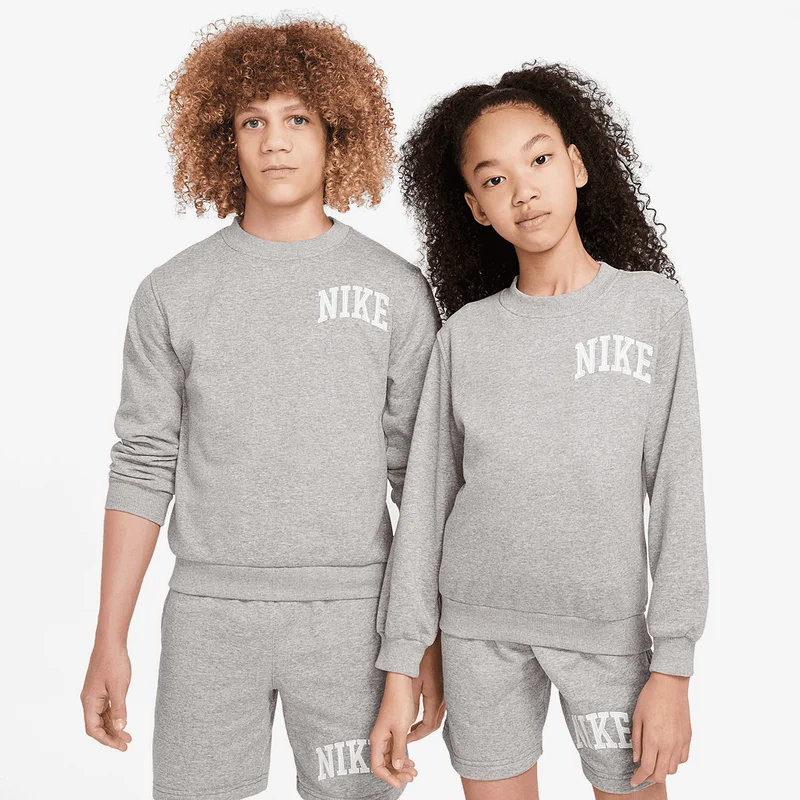Nike Sportswear Older Kids French Terry Crewneck Sweatshirt (8-15Y)