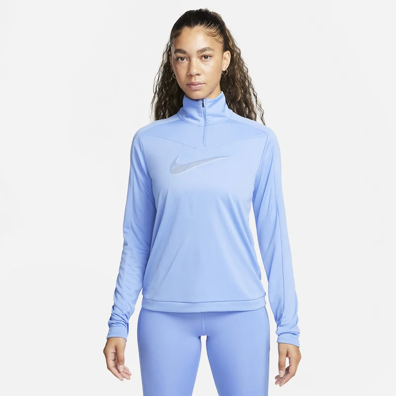 Nike Womens Dri-FIT Swoosh 1/4-Zip Top